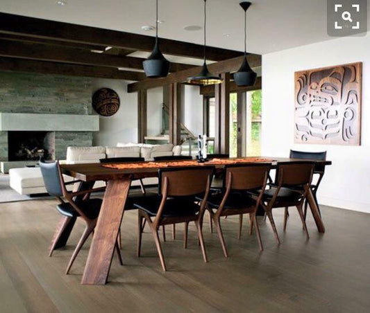 wood dining room table