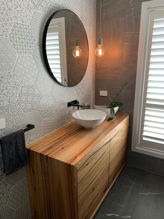 Timber Bathroom Vanity