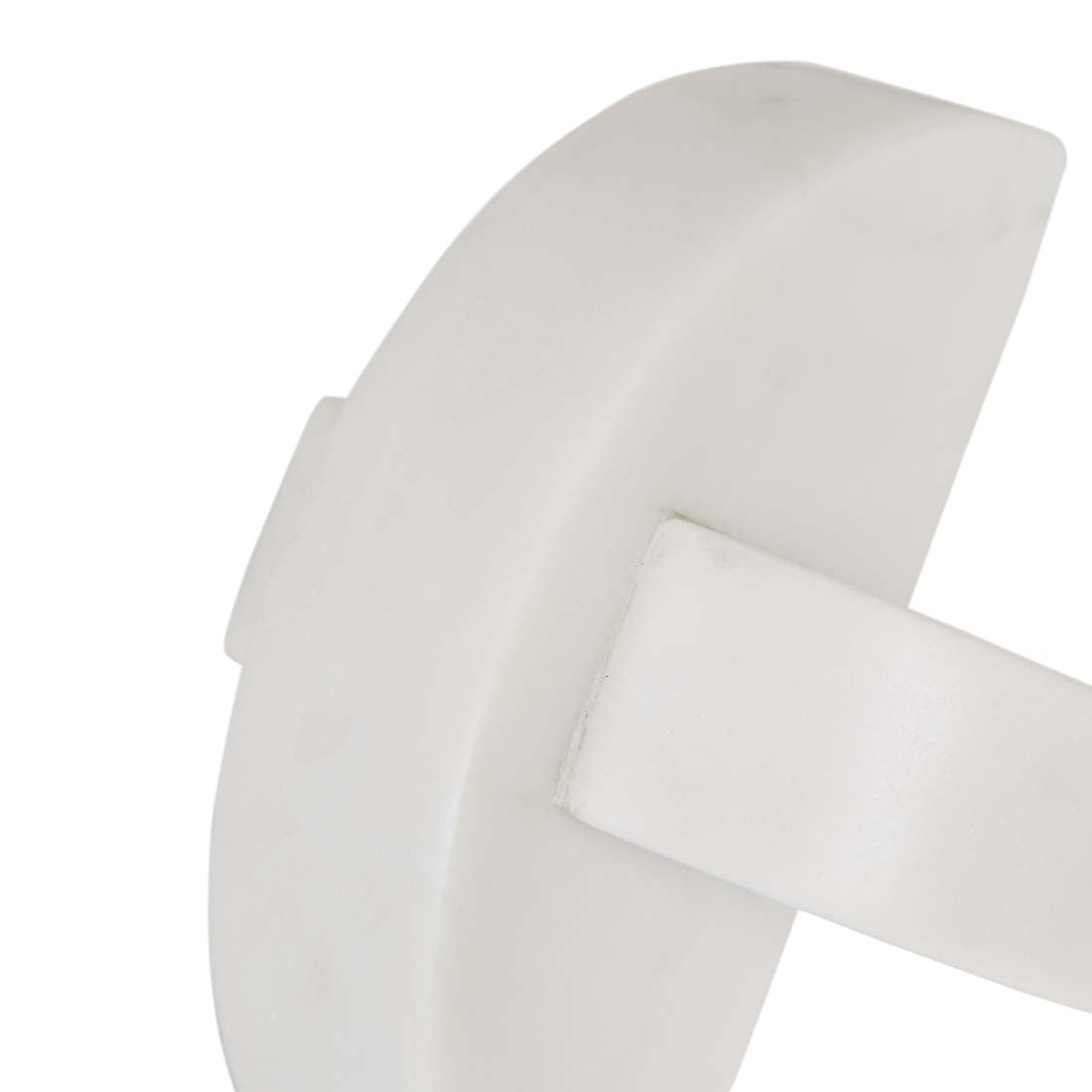 Lunara Arc Sculpture – White Marble
