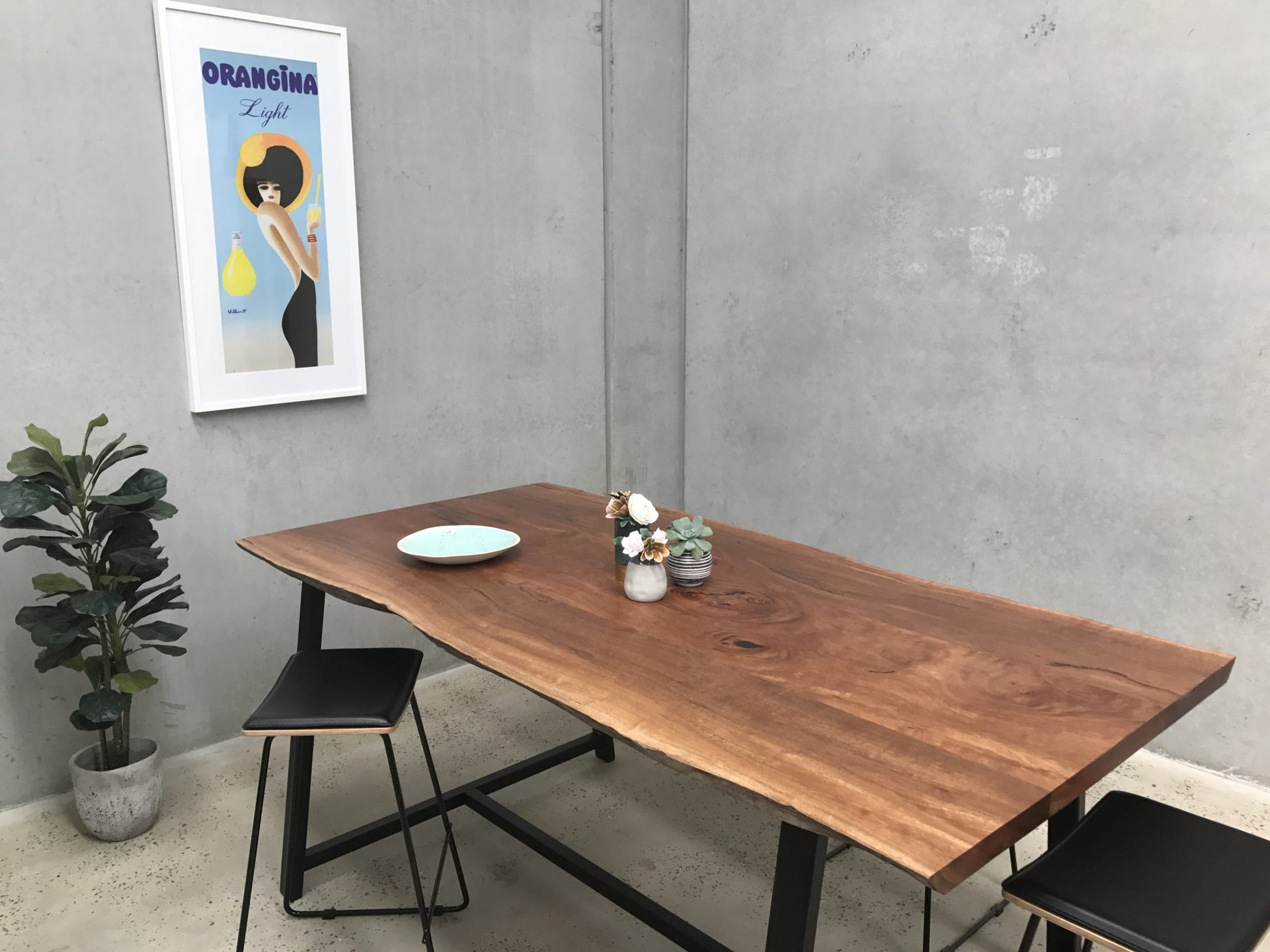 Live Edge Island Bench