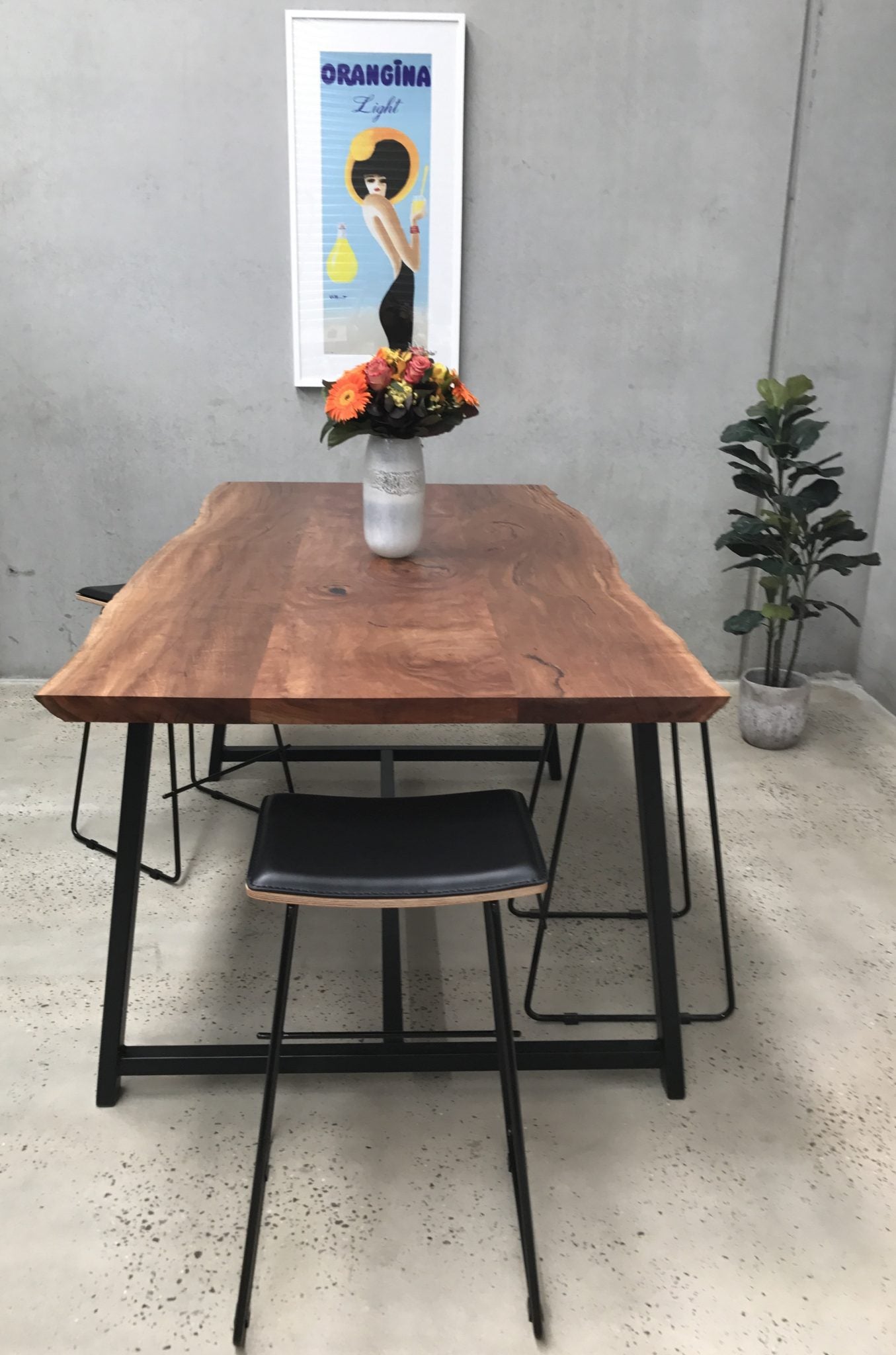 Live Edge Island Bench