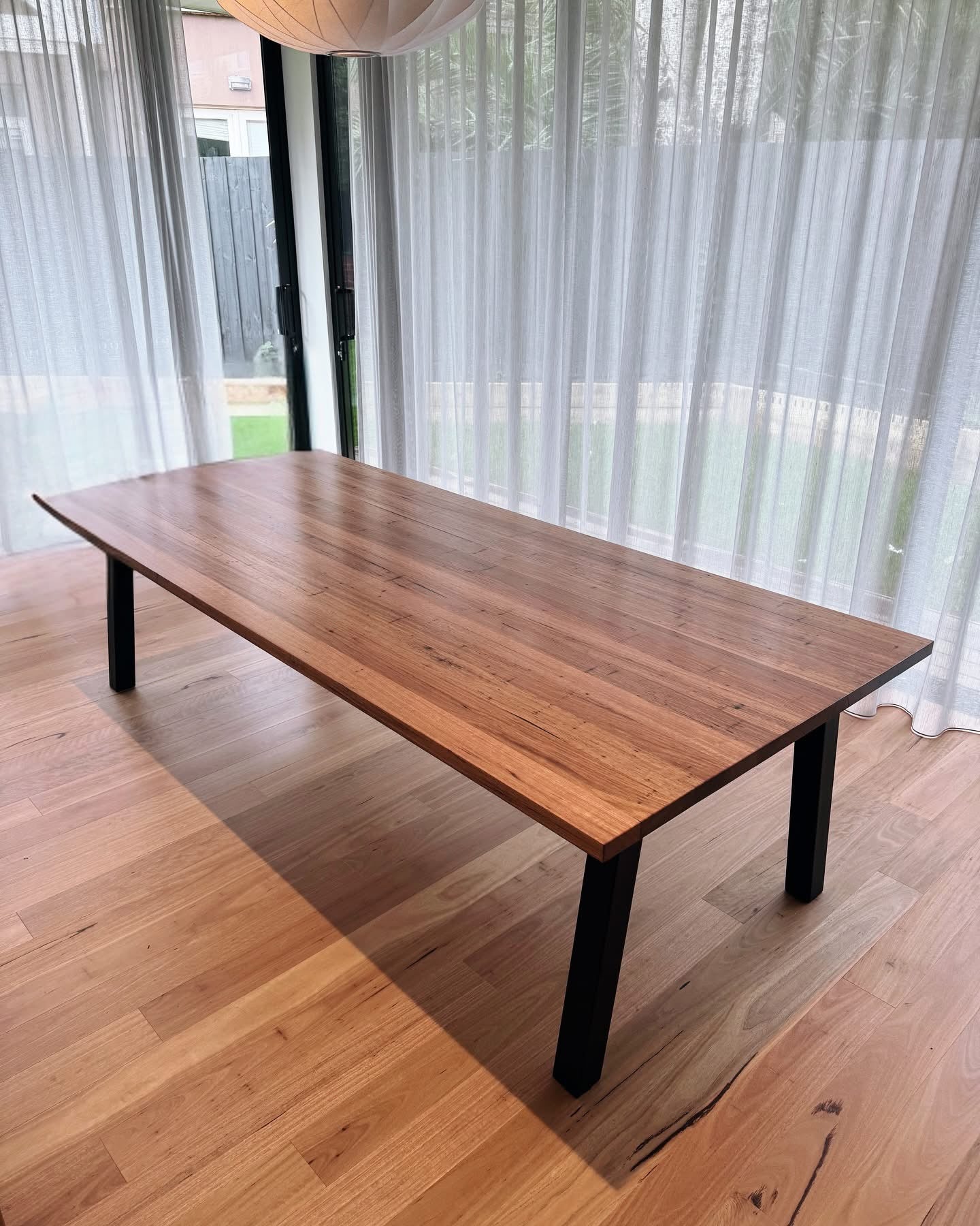 Reclaimed hardwood Montana Dining table Lumber Furniture