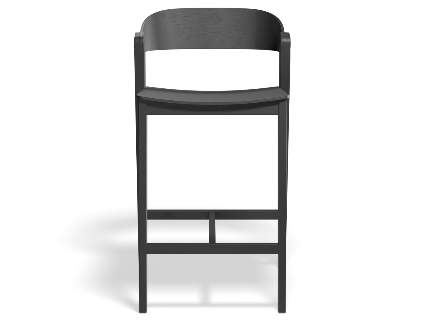 Asher Bar Stool Black Ash