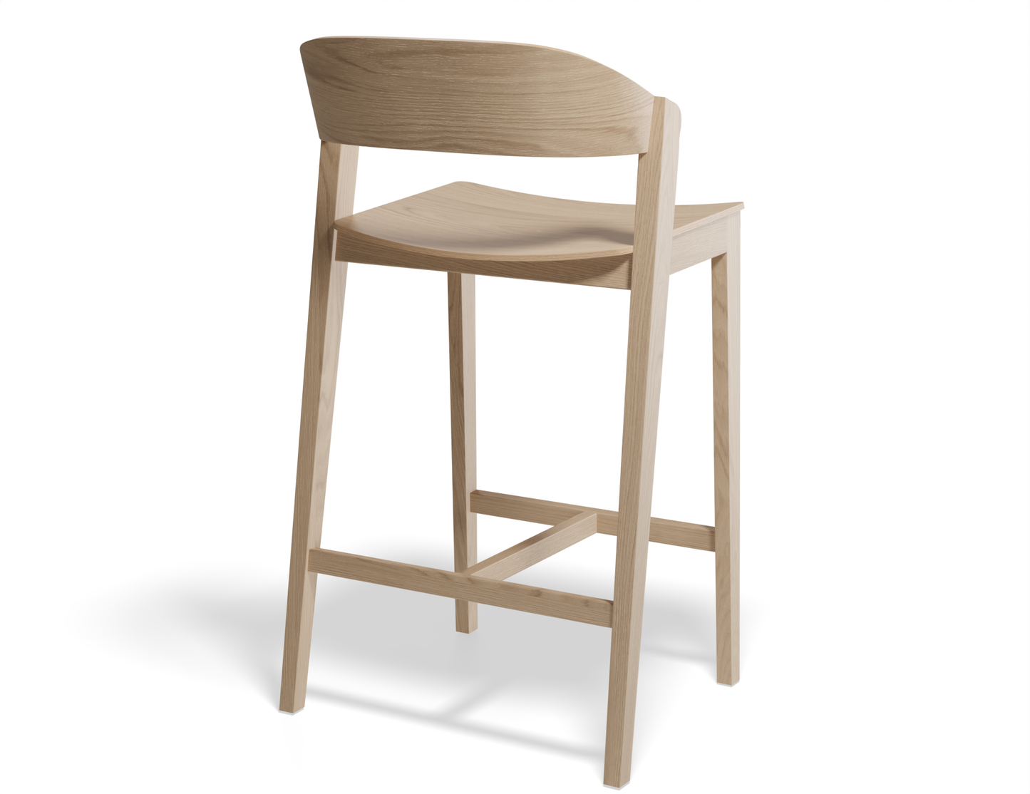 Asher Bar Stool Natural Ash