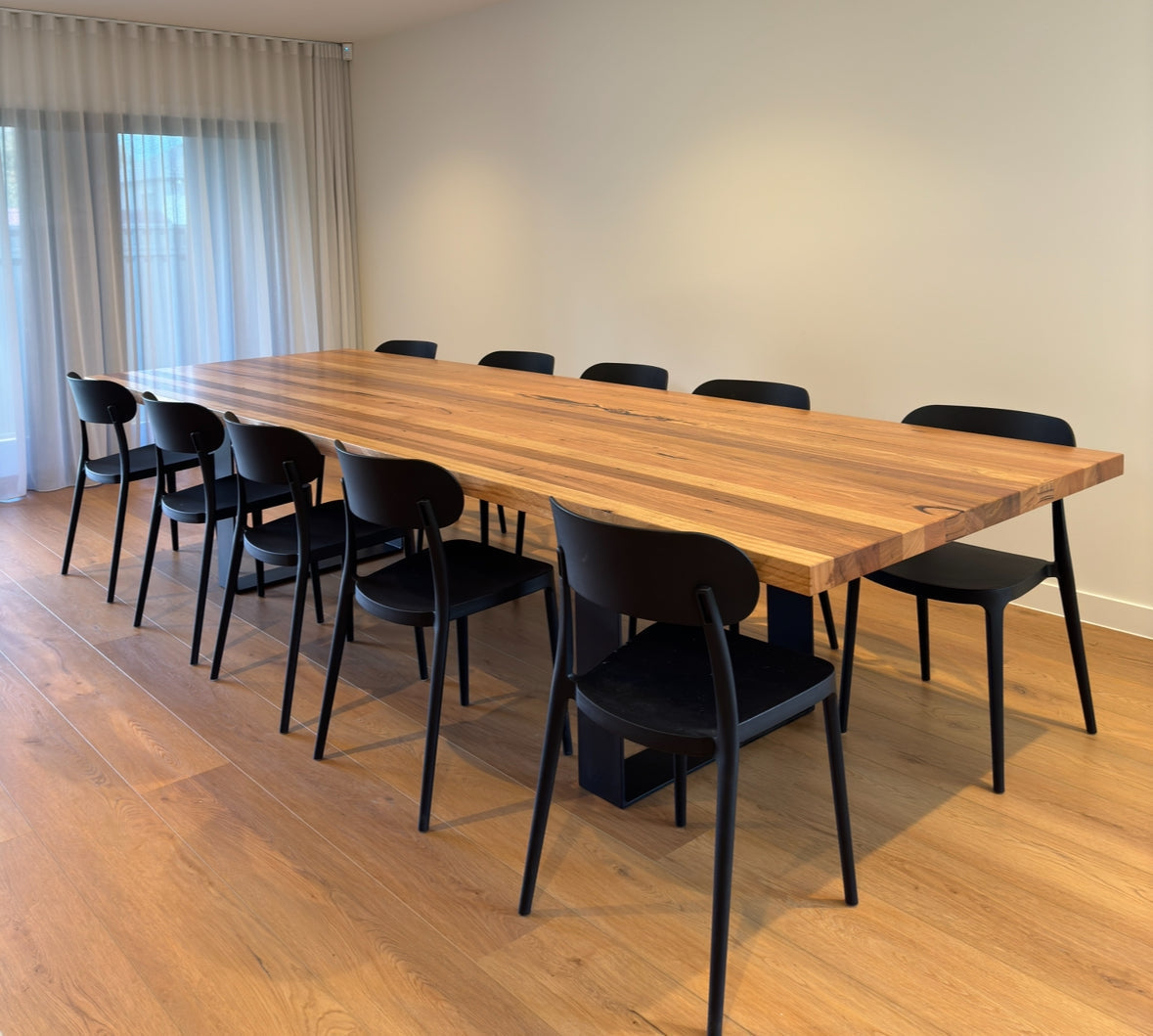 Making of Elli & Joshua’s Reclaimed Timber Dining Table - Lumber Furniture