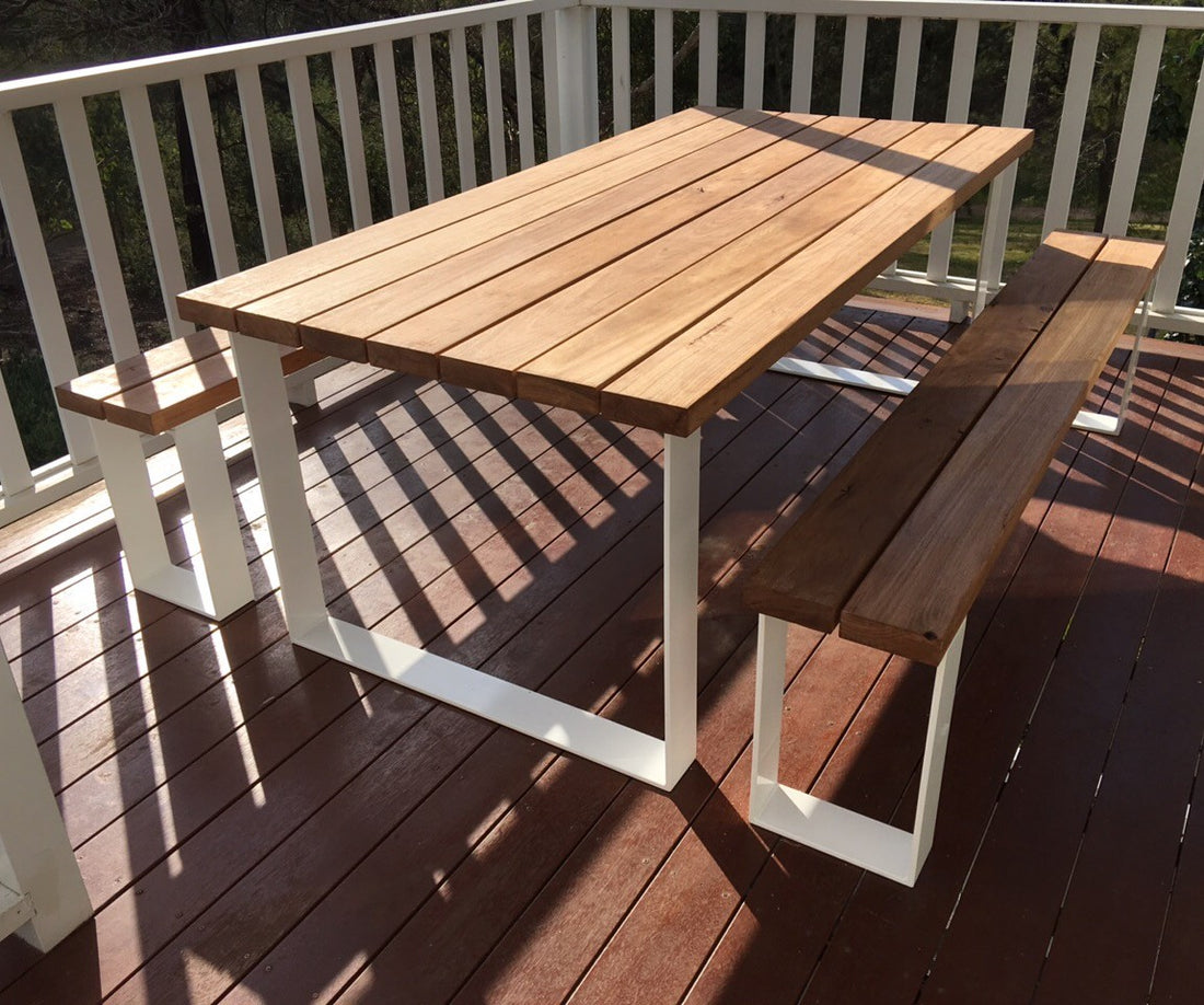 External Timber Table Timber Outdoor Tables Australia - Lumber Furniture