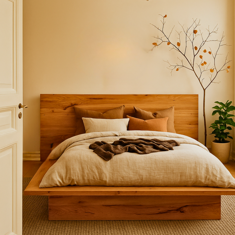 Solid Timber Platform Bed – Handcrafted for Lasting Quality - Lumber ...