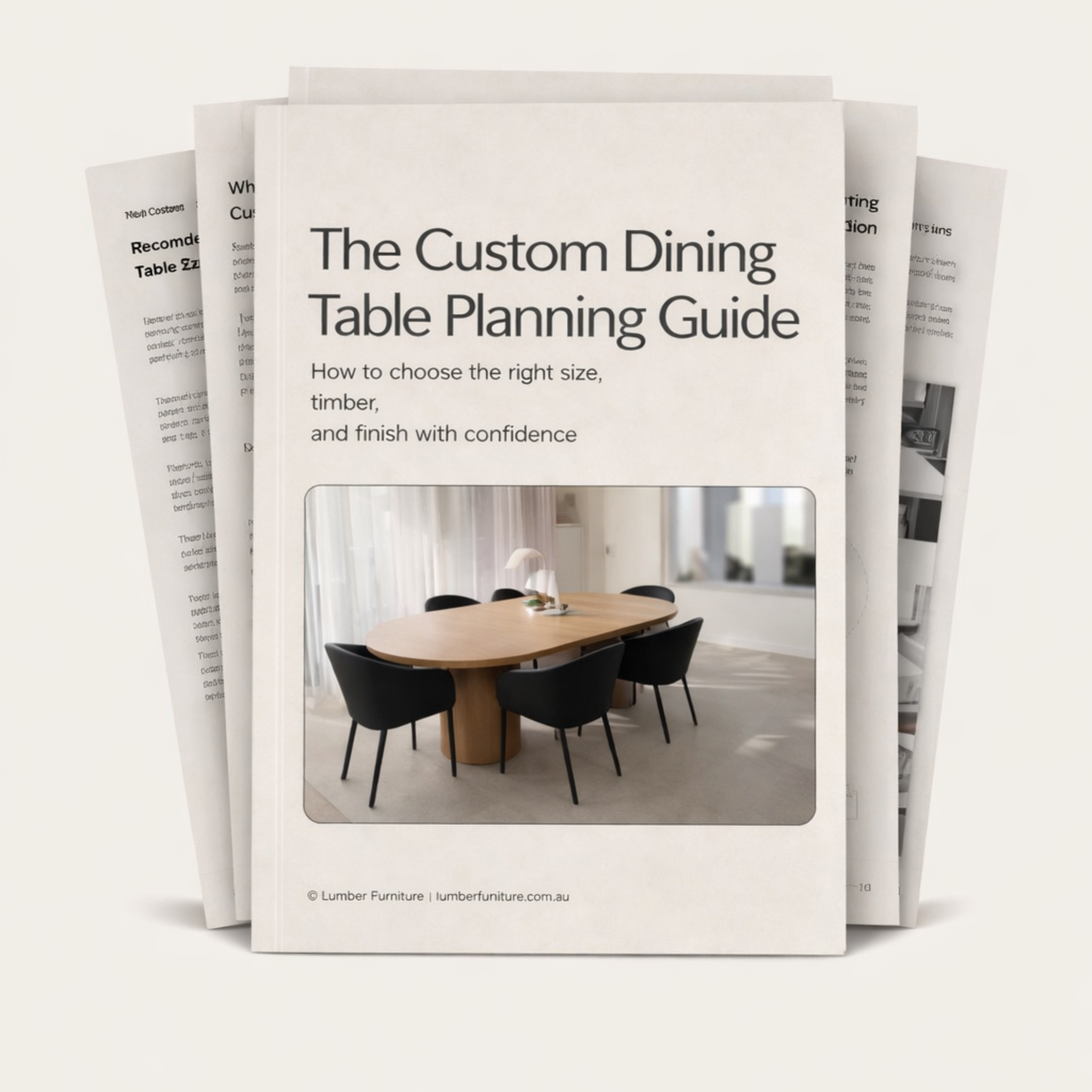 The Custom Dining Table Planner - Lumber Furniture