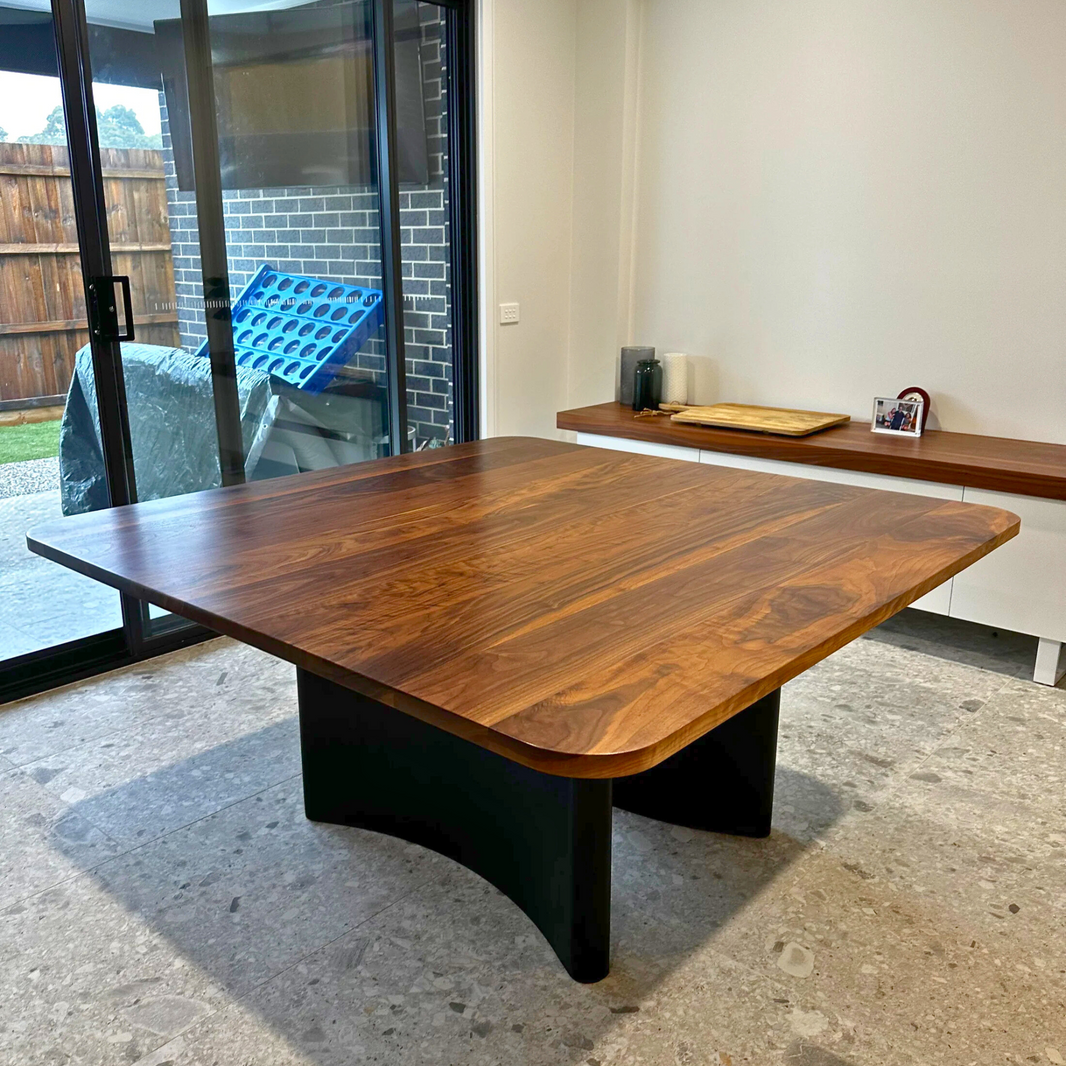 Square Timber Dining Tables | Handmade in Melbourne - Lumber Furniture
