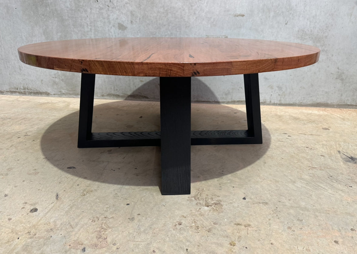 Available Now - Nordic Coffee Table Reclaimed Blackbutt 995mm round x 404mm H