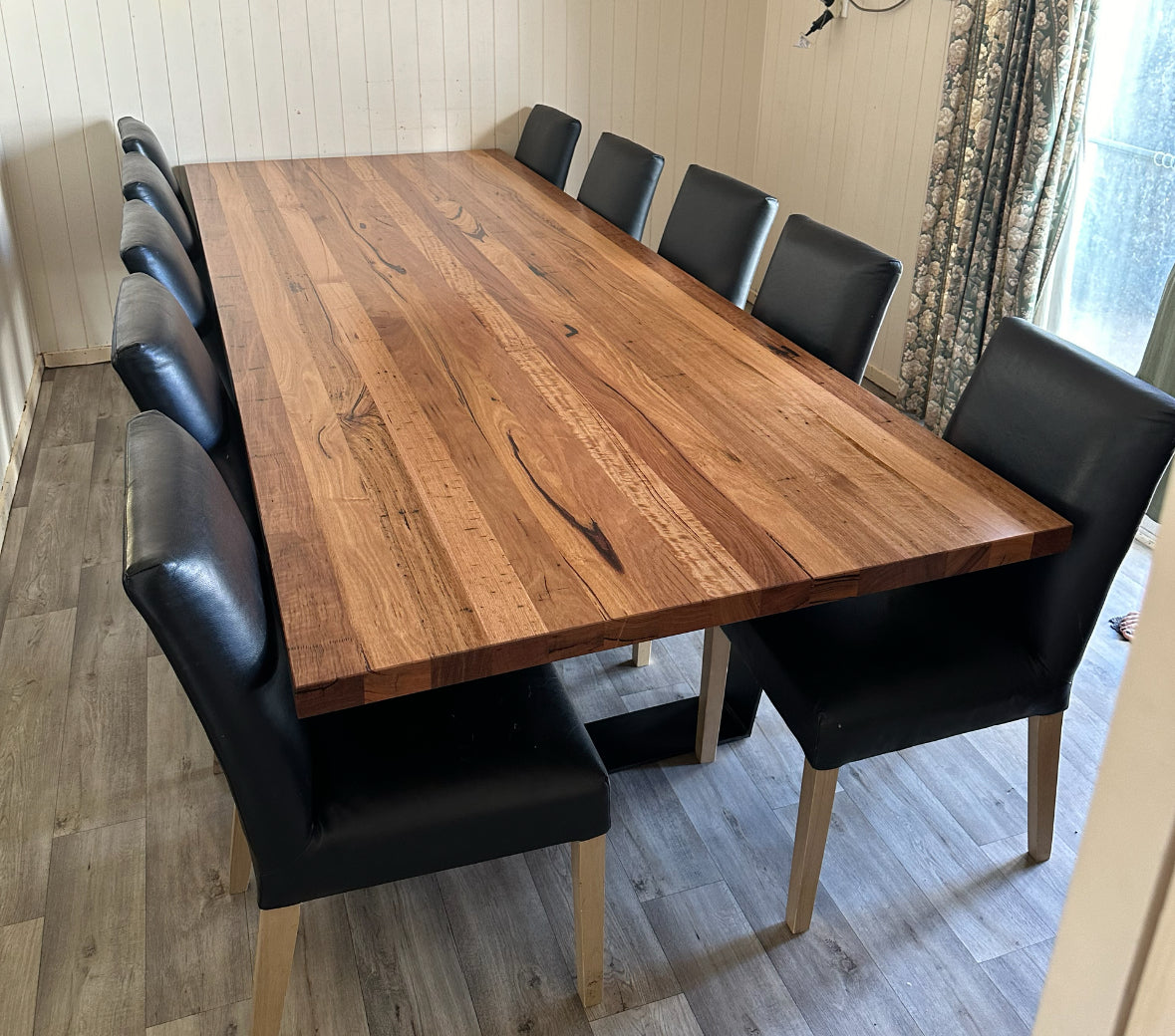 Recycled Timber Dining Table 5cm thick