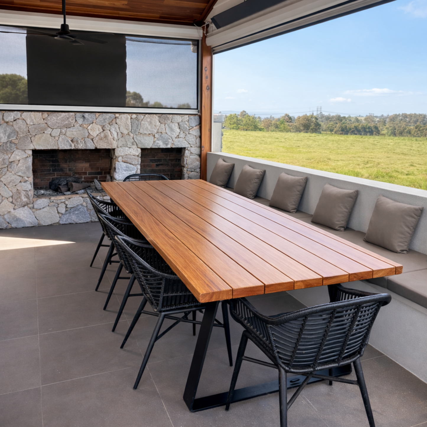 Ultimate Outdoor Artisan Dining table