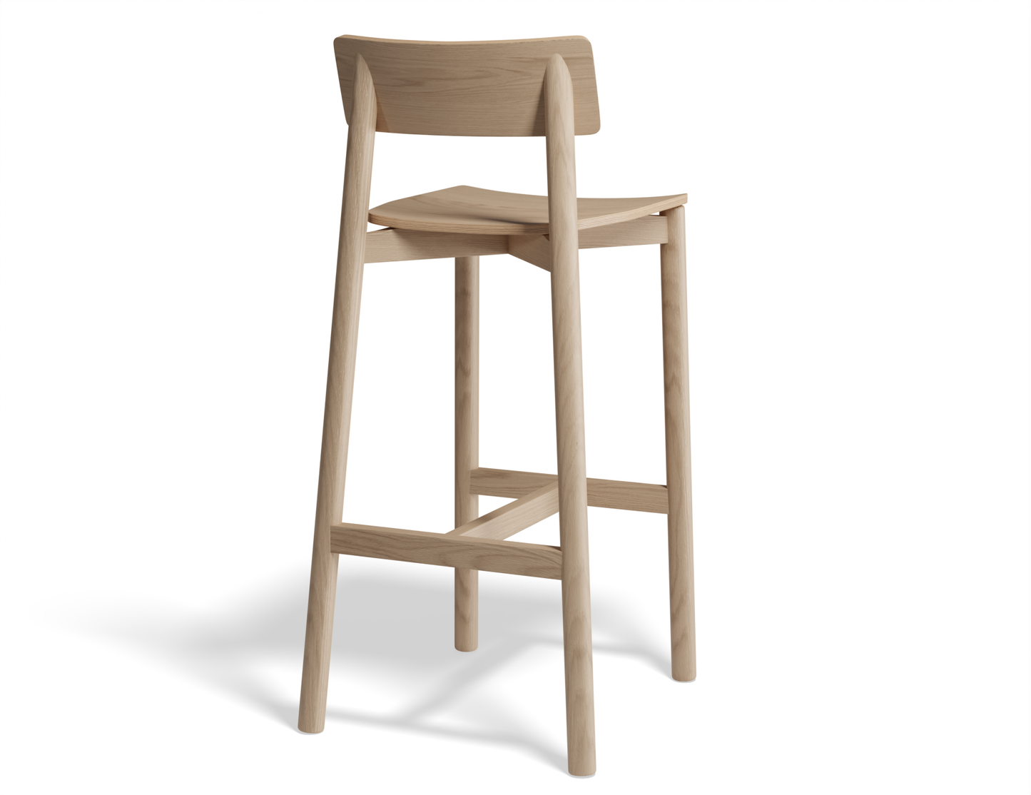 Riviera Bar Stool Natural Ash