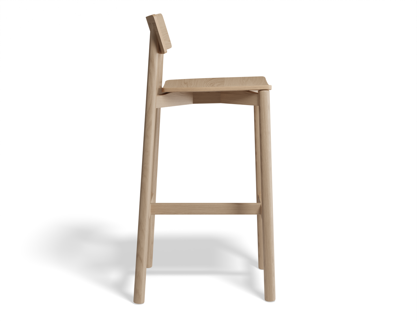 Riviera Bar Stool Natural Ash