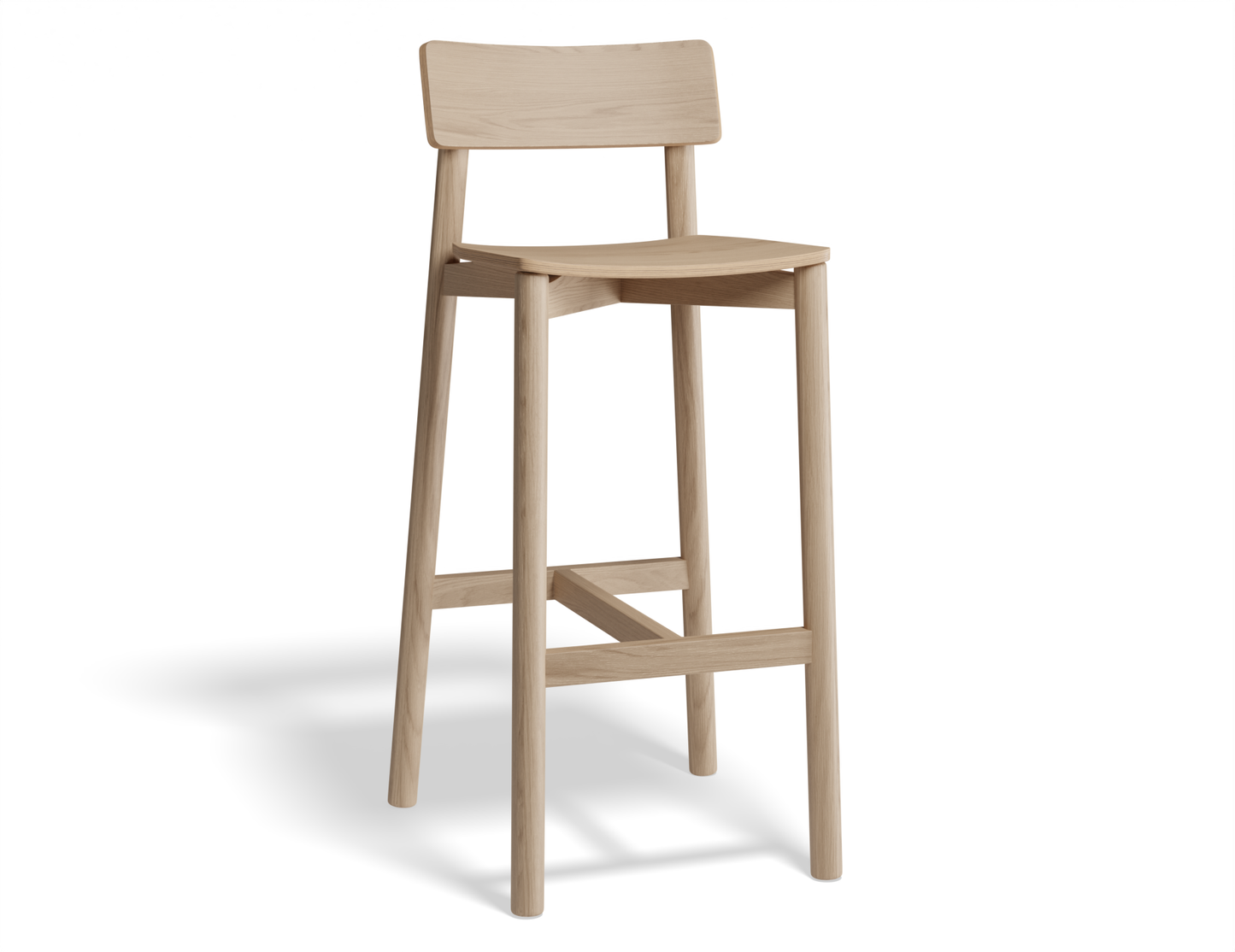 Riviera Bar Stool Natural Ash