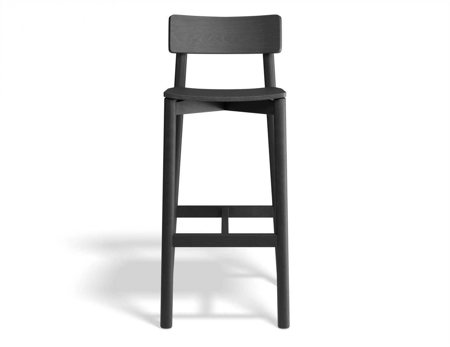 Riviera Bar Stool Black Ash